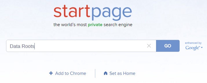 Startpage the world's most private search engine