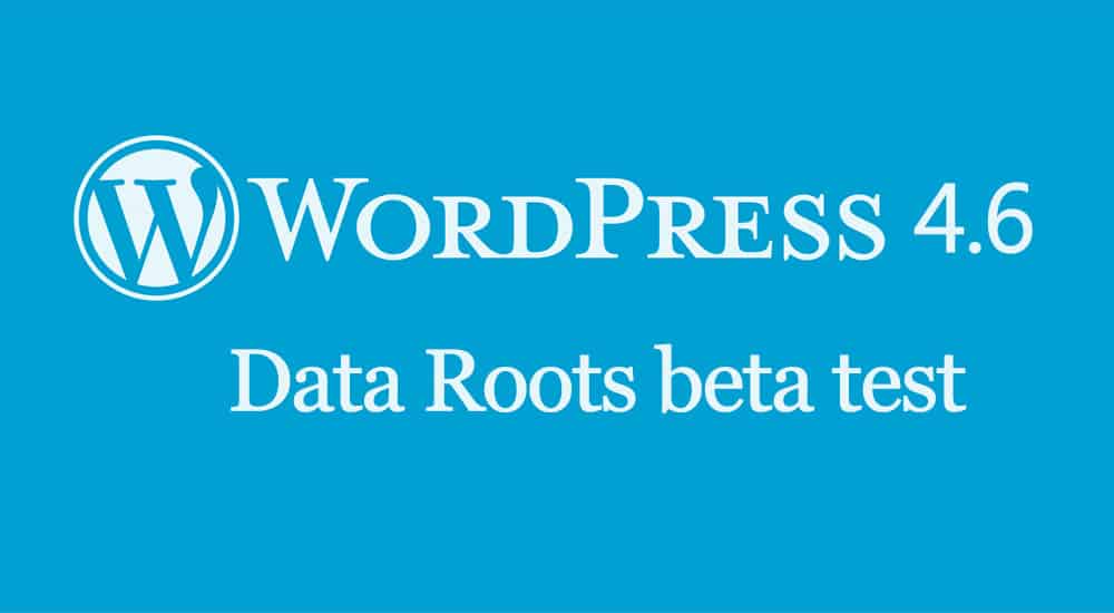 WordPress 4.6 beta test